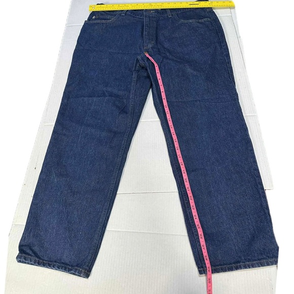 LL Bean Jeans 40x29 Mens Classic Fit Blue Denim Dark Wash - Picture 3 of 3